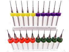 20 pack .5mm .6mm .7mm .8mm Micro Drill Bit Kit Modeling Watch Repair more...