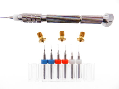 .2mm .3mm .4mm 2.0mm 3D Printer Clogged Extruder and Nozzle Head Cleaner Kit 